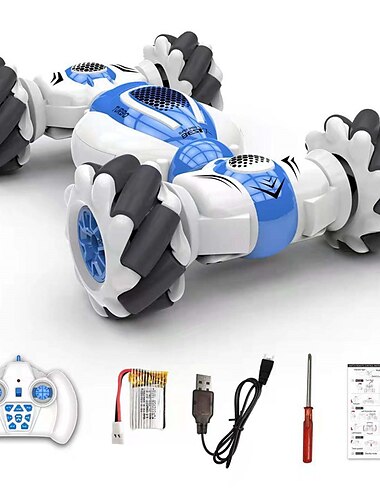  Mini-Gestenerkennung, Twist-Auto, Fernbedienung, Hochgeschwindigkeitsauto, Geländeklettern, Allradantrieb, Stunt-Deformation, Drift-Rennspielzeug