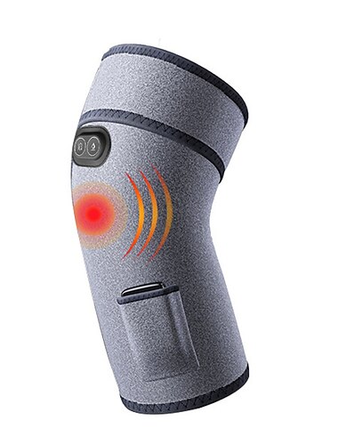  elektrische verwarming kniebeschermer massage been spier bot pijnbestrijding trillingen stimulator fysiotherapie instrument revalidatie