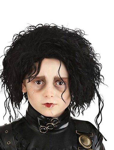  Edward mit den Scherenhänden für Kinder, Halloween-Cosplay-Party-Perücken