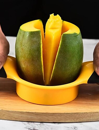  Нож для нарезки манго из нержавеющей стали, делитель для фруктов, нож для нарезки манго, нарезка для фруктов и яблок