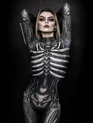  Squelette Crâne Costume de carnaval Costumes complets Costume de Cosplay Bodys Adulte Femme Cosplay Utilisation Soirée Halloween Carnaval Mascarade mardi Gras Costume de carnaval facile