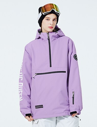  Ανδρικά Γυναικεία hoodie σακάκι Μπουφάν για σκι Εξωτερική Χειμώνας Διατηρείτε Ζεστό Αδιάβροχη Αντιανεμικό Αναπνέει Με Κουκούλα Αντιανεμικά Μπολύζες για