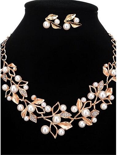  Women's necklace Fashion Outdoor Leaf Jewelry Sets