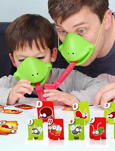  Рот лягушки, язык, настольная игра, игрушки, дующая музыка, маска хамелеона, ящерицы, реквизит для игры-головоломки для родителей и детей