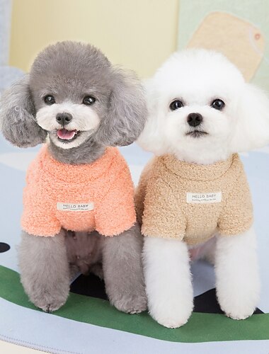  Собаки Коты Плащи Жакет Мода На каждый день Зима Водонепроницаемость Дышащий Мягкий Влажная чистка Удобный На каждый день Одежда для собак for