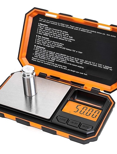  mini digitalvåg 200g x 0,01g 6 enheter omvandling minivåg med lcd-display tarafunktion bärbara smycken guldvåg professionell banlance viktverktyg elektronisk köksmaskin
