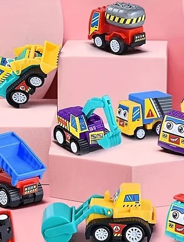  20 stks auto speelgoed kinderen rebound inertie techniek auto speelgoed set baby rebound kleine auto speelgoed toegangsbewijs