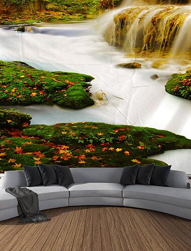  Waldbaum des Lebens hängender Wandteppich, Wandkunst, großer Wandteppich, Wanddekoration, Fotografie, Hintergrund, Decke, Vorhang, Zuhause, Schlafzimmer, Wohnzimmer, Dekoration