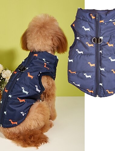  犬用 猫用 コート ジャケット ベスト ファッション パーティー 冬 防水 ウォーム 高通気性 ソフト 洗濯可 パーティー ハロウィーン カジュアル／普段着 犬服 for ビジョンフリーゼ ポメラニアン 赤ちゃんサイズ パピヨン Small