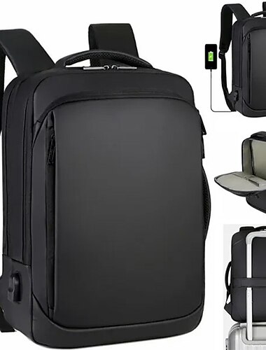  sac à dos pour ordinateur portable sac à dos pour hommes ordinateur portable d'affaires sac à dos étanche sac de charge usb sac de voyage sac à dos antivol