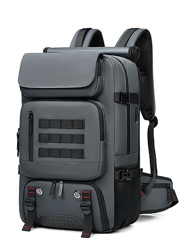  Reiserucksack für Männer, wasserdichter 17-Zoll-Business-Laptop-Rucksack mit separater Schuhtasche, versteckter USB-Ladeanschluss, 50 l, Outdoor-Trekking-Rucksack für Frauen, Wandern, Camping-Rucksack