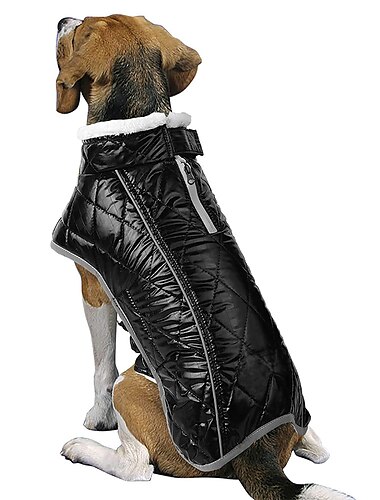  犬用 猫用 コート ジャケット ファッション カジュアル 冬 反射 防水 高通気性 ソフト 洗濯可 カジュアル／普段着 犬服 for ビジョンフリーゼ ポメラニアン 赤ちゃんサイズ パピヨン Small