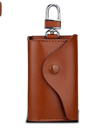  Männertasche aus echtem Leder - Multifunktionale Brieftasche mit Schlüsselanhänger Kreditkartenhalter Geldclip