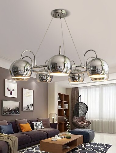  3-Light 5-Light 7-Light 75 cm Cirkel / rund design Lyktdesign Ljuskronor Metall Artistisk Stil Modern Stil Klassisk Artistisk Modern 110-120V 220-240V