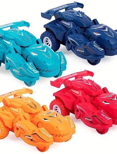  impact vervormde dinosaurus speelgoedauto traagheid auto crashbestendig en draaibaar racejongen speelgoedauto kindercadeau