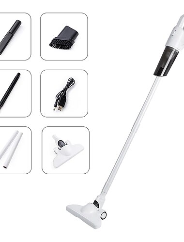  2-in-1 tragbarer Staubsauger, kabelloser Handstaubsauger, wiederaufladbarer Hochleistungs-Trocken-Nass-Staubsauger für Auto und Zuhause