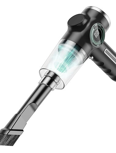  Mini 29000pa 120w tragbarer kabelloser Auto-Staubsauger, LED-Leistungsanzeige, wiederaufladbar, USB, leistungsstarke Saugkraft für das Auto & Hausreinigung