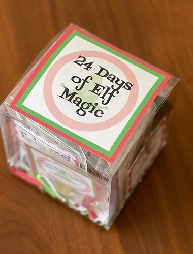  2025 24 Dager 30 Dager med Julealfemagi Sett - Morsomme Alfaktiviteter Rekvisitter og Nedtelling - Perfekt Xmas Gave og Party Favor