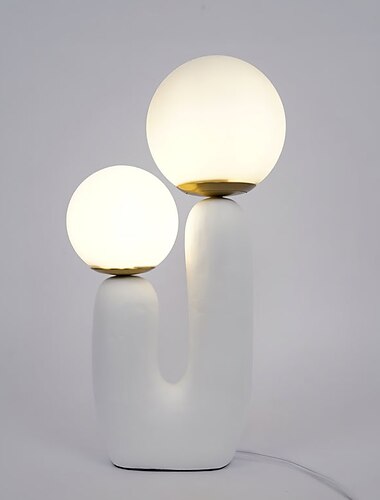  Schreibtischlampe modern G9 2-Kopf-Licht Zuhause nordisch dekorative Tischbeleuchtung Arbeitszimmer 110–240 V