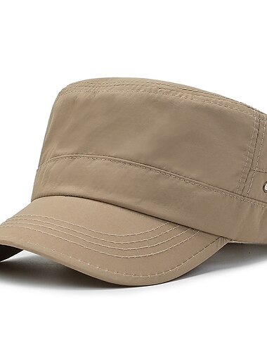  gorra de cadete gorra del ejército sombrero de estilo militar básico diario gorra de camionero gorra de papá militar tapa plana ajustable gorra de béisbol clásica