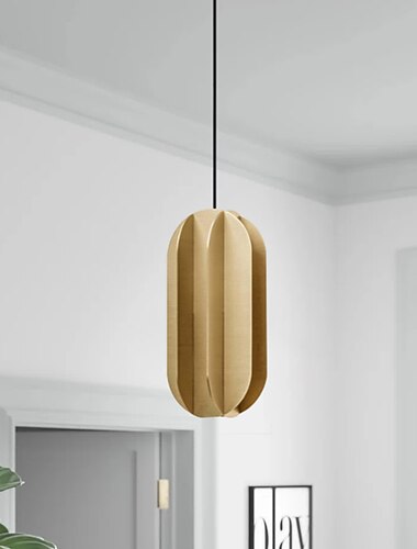  led hanglamp messing creatief nordic decor kroonluchters minimalistische stijl led hanglamp eetkamer nachtkastje plafondlamp 110-240v
