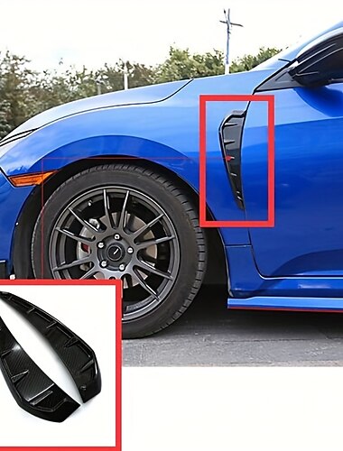  Améliorez le look de votre voiture avec ces élégants autocollants décoratifs pour ailes.