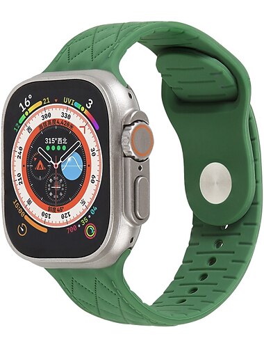  Sportband Kompatibel med Apple Watch klockband 38mm 40mm 41mm 42mm 44mm 45mm 49mm Elastisk Oländig Justerbar Silikon Ersättningsurband för iwatch Ultra 2 Series 9 8 7 SE 6 5 4 3 2 1