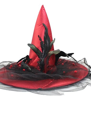  Hexenhut Erwachsene Frauen Halloween Halloween Karneval einfache Karnevalskostüme für Walpurgisnacht