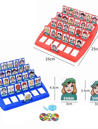  Ratet mal, wer ich bin, Kartenrätsel, Spielzeug, logisches Denken, Erraten, Charakterspiele, Eltern-Kind-Interaktion, Schach und Kartenspielzeug