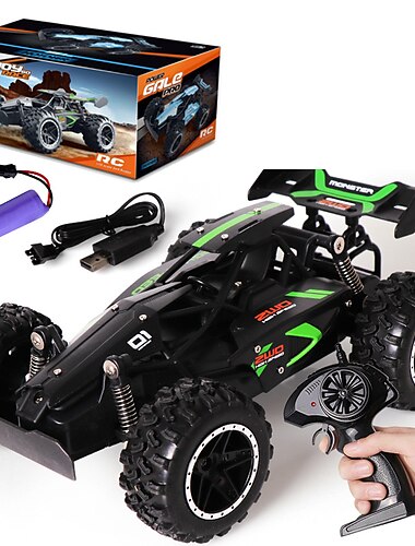  Ferngesteuertes Geländewagen, 2,4 g, vorläufiges Hochgeschwindigkeitsfahrzeug, aufladend, ferngesteuertes Spielzeugauto für Jungen, ferngesteuerte Kinderfahrzeuge