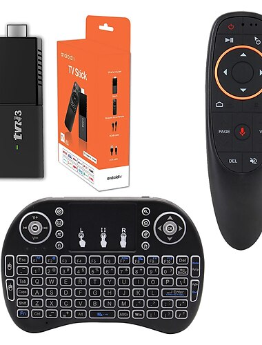  TV-Smart-Stick 1080p 4k Android 10 2 GB RAM 8 GB ROM WLAN HDMI-kompatibler TV-Bildschirmprojektor Smart-TV-Dongle