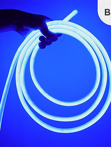  1m 2m 3M Neonstreifenlichter 150 LEDs Flexibel Neon Warmweiß Weiß Rot LED Neonlichte Kreativ Draussen Wasserdicht 220-240 V