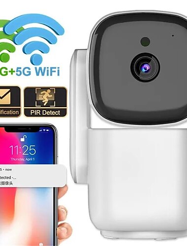  Caméra de sécurité wifi pour maison intelligente 1080p caméra de surveillance wifi sans fil intérieure ptz suivi automatique moniteur bébé caméra ip