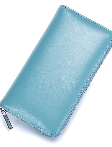  Herren Damen Kreditkartenhalter RFID-blockierende Brieftasche 36 Kartenfächer Reißverschlussgeldbörse Lange Clutch große Kapazitätsgeldbörse Telefonbeutel