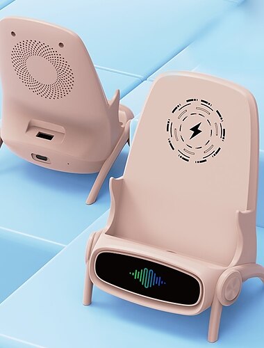  Handy Ladestation 15 W Ausgangsleistung 2-Port Kabelloser Ladeständer ASTM Schnelles kabelloses Laden Magnetisch Für Mobiltelefone