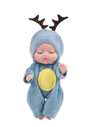  Entzückende schlafende Babypuppe – perfektes Geschenk für Mädchen mit Simulation einer Wiedergeburt & beruhigende Accessoires! Weihnachts-/Halloween-Geschenke