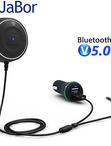  JRBC01 Bluetooth sada do auta Handsfree do auta Bluetooth QC 2.0 mp3 Auto