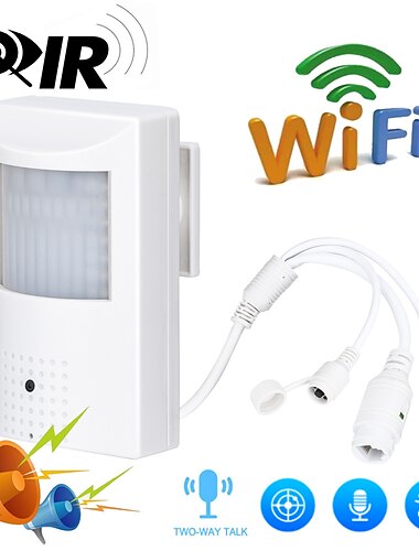  wifi pinhole verborgen pir-stijl ir audio ip-camera met hikvision nvr audio tweerichtingsspraakintercom 4k 8mp imx415 5mp 2mp