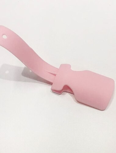  2 יחידות עוזר נעלי עצלות, קרן נעליים עם ידית מחוון גרב עוזר הרמת נעליים, לקשישים קשישים נכים קרן פלסטיק מתאימה לכל הנעליים