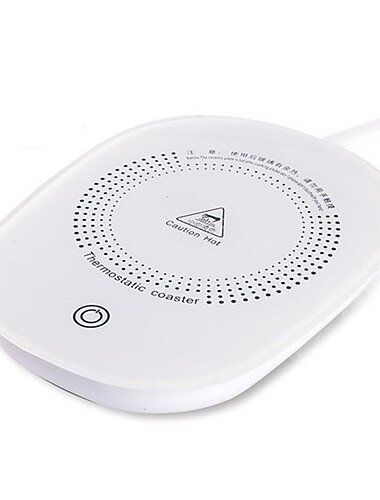 USB-Heizung Gewichtssensor 55 Winter elektrische Kaffeetasse Tassenwärmer Heizkissen Untersetzer USB für Home Office Milch Teetasse Tischdekoration