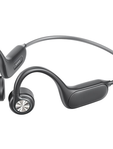  p8s Knochenleitungskopfhörer Knochenleitungskopfhörer Bluetooth 5.3 LED-Licht Sport wasserdicht