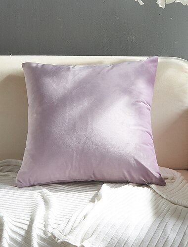  decoratieve toss kussens fluwelen sierkussen cover effen gekleurd voor slaapkamer woonkamer slaapbank stoel roze blauw salie groen paars geel verbrand oranje