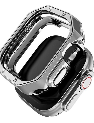  Uhrengehäuse Kompatibel mit Apple Watch Ultra 49mm / Series 8 7 41mm 45mm / Series 6 5 4 SE 40mm 44mm Kratzfest Stoßfänger-Vollabdeckung Rundum schützend TPU Beobachten Abdeckung