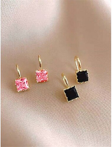  Mujer Pendientes Moda Exterior Geometría Arete