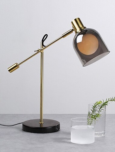  lâmpada de cabeceira moderna e minimalista metal ouro candeeiro de mesa candeeiro de mesa lâmpada de leitura sala de estar quarto lâmpada de cabeceira iluminação e27 110-240v