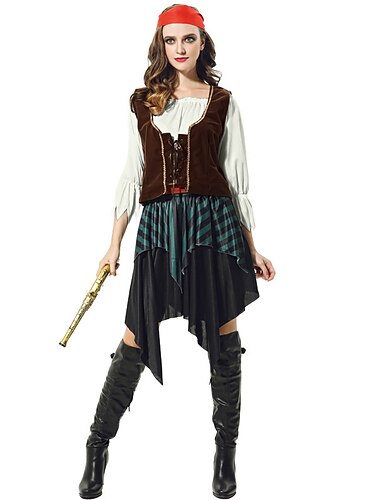  Paare Piraten Cosplay Kostüm Outfits Maskerade Männer Frauen Film Cosplay Outfits Cosplay Kostüm Halloween Karneval Maskerade