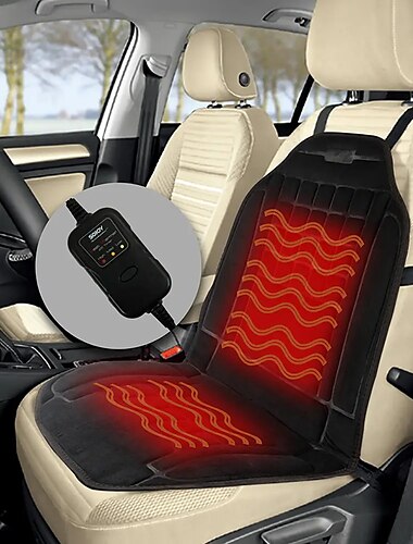  冬用加熱カーシートカバー、ユニバーサルフロントシート電動加熱クッション、車内暖房