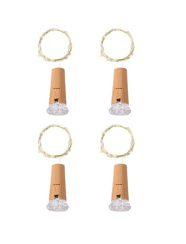  Bunte diamant flasche stopper lichterkette, weihnachten led dekorative lichter für weihnachten festliche atmosphäre 1/4/8 stücke