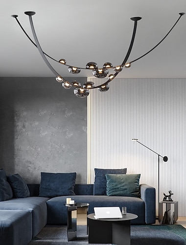  7-Licht 300 cm Einzigartiges Design Pendelleuchten PVC Glas Lackierte Oberflächen Modern 110-120V 220-240V