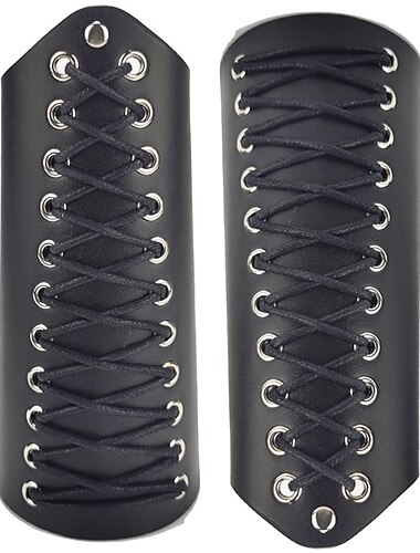 Mittelalterlich Renaissance 17. Jahrhundert Armband Ren Faire Krieger Ritter Wikinger Bogenschießen Herren Vikinger Leistung Party Bühne Erwachsene Armschützer